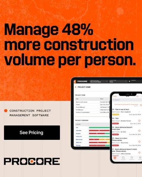 Procore Meta ad: More Projects. Same Team. No Extra Stress.