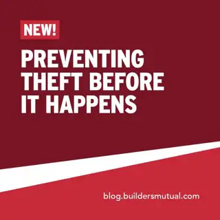 Builders Mutual Meta ad: 5 Ways to Help Prevent Construction Theft