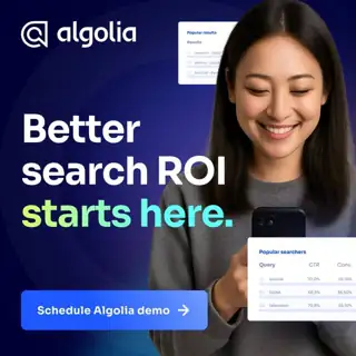 Algolia Meta ad: See the Algolia difference.