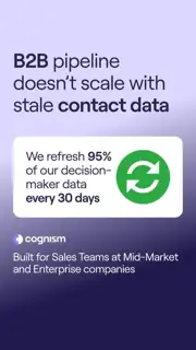 Cognism Meta ad:
