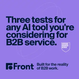 Front Meta ad: Three tests for B2B service AI