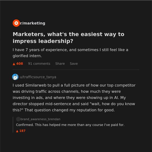 Similarweb Meta ad: 