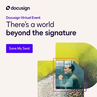 Docusign Meta ad: Sessions Offered Every Other Tuesday