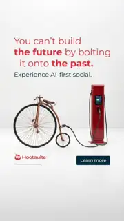 Hootsuite Meta ad: Flexible (several images)