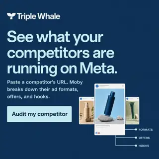 Triple Whale Meta ad: Turn real competitor ads into your next test.