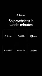 Framer Meta ad: