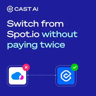 CAST AI Meta ad: Free until your Spot.io contract ends