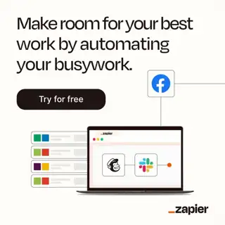 Zapier Meta ad: Flexible (several images)