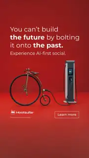 Hootsuite Meta ad: Flexible (several images)