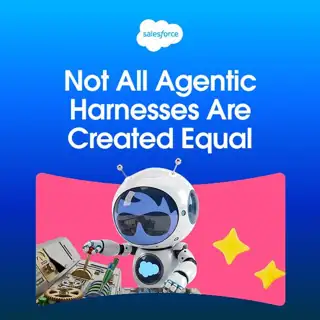 Salesforce Meta ad: The Harness Determines What Gets Done