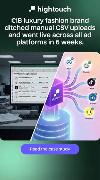 Hightouch Meta ad: