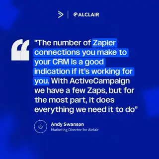 ActiveCampaign Meta ad: Over 950 native integrations to simplify your marketing