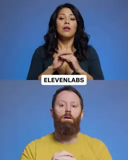 ElevenLabs Meta ad: ElevenLabs | Join 1,000,000+ Creators | Most Realistic Voice AI Platform, Now with Video