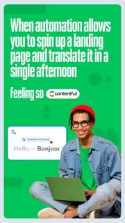 Contentful Meta ad: