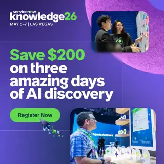 ServiceNow Meta ad: Register by February 28 to save $200 on a full-conference pass.