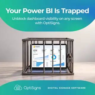 OptiSigns Meta ad: One dashboard. Every location. Live.