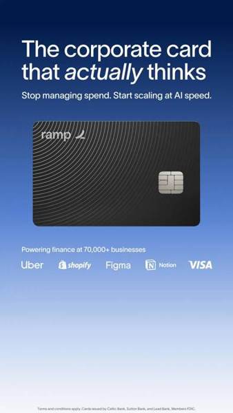 Ramp Meta ad: Stop managing spend. Start scaling at AI speed.