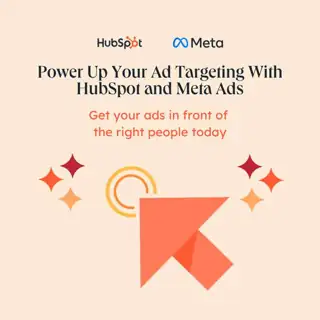 HubSpot Meta ad: Target ads. Boost sales.