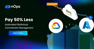 nOps Meta ad: Pay 50% Less - Automated Multicloud Commitment Management