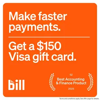 BILL Meta ad: Accelerate your firm’s growth and get a $150 Visa gift card.