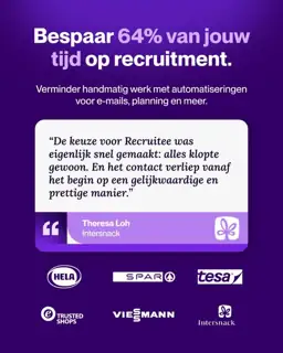 Recruitee Meta ad: Flexible (several images)