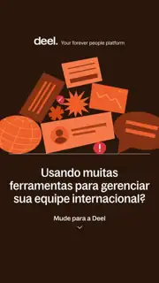 Deel Meta ad: Gestão de RH global, simples e completa.