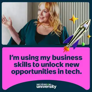 ServiceNow Meta ad: From creative work to ServiceNow