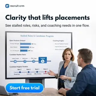 Recruit CRM Meta ad: 
