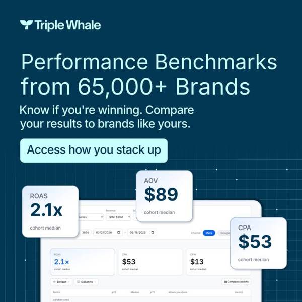 Triple Whale Meta ad: See how your performance stacks up