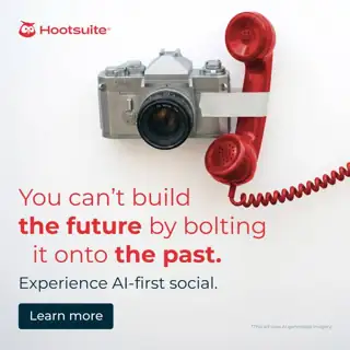 Hootsuite Meta ad: Flexible (several images)