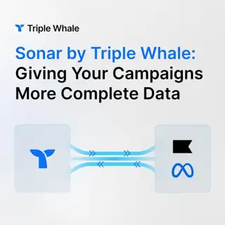 Triple Whale Reddit ad: Now you (and the algorithms) can be operating with accurate & complete data. Sonar sends enriched first-party conversion data to your platforms to improve targeting. That way the algorithm can work better for you and you can watch your ROAS 📈