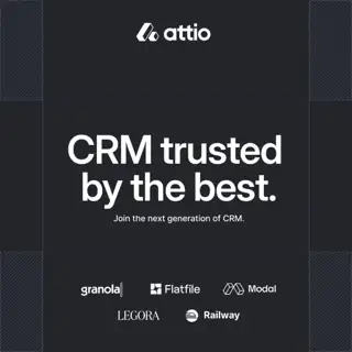 Attio X ad: Join the world's leading companies and build your dream CRM
