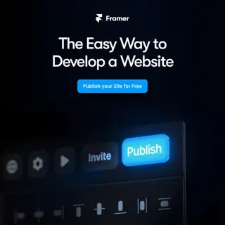 Framer X ad: Just publish it with Framer