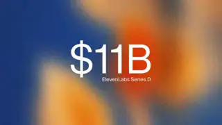 ElevenLabs X ad: We raised $500M at an $11B valuation to transform how people interact with technology.